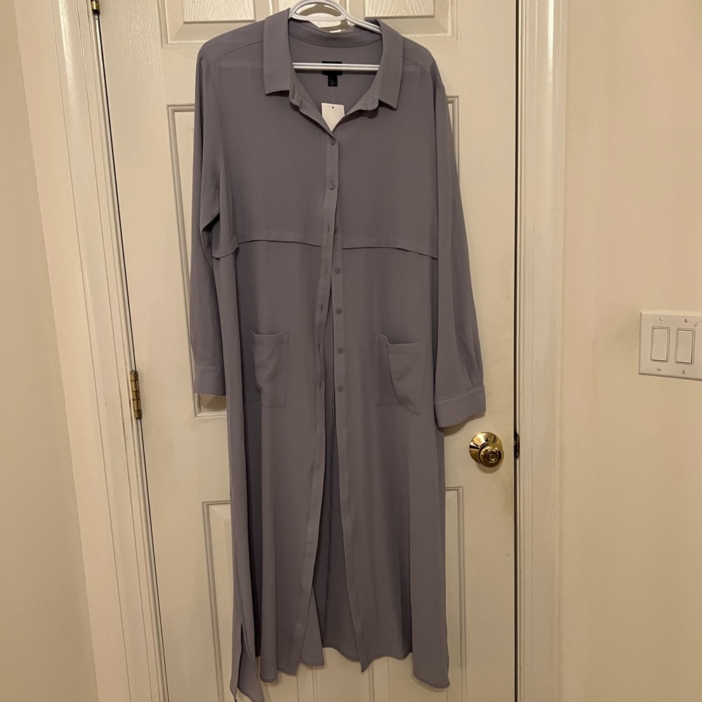 Lavender Chiffon Duster